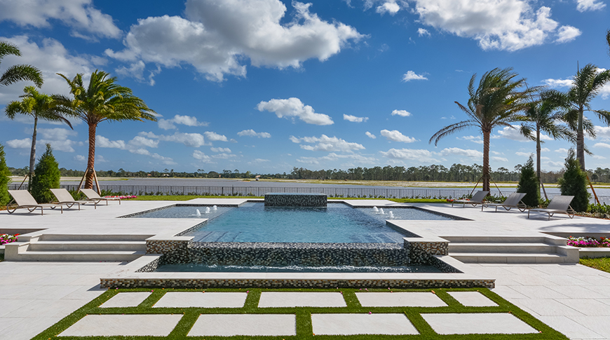 Prado pool installation luxury swimming pool champion pools west palm beach