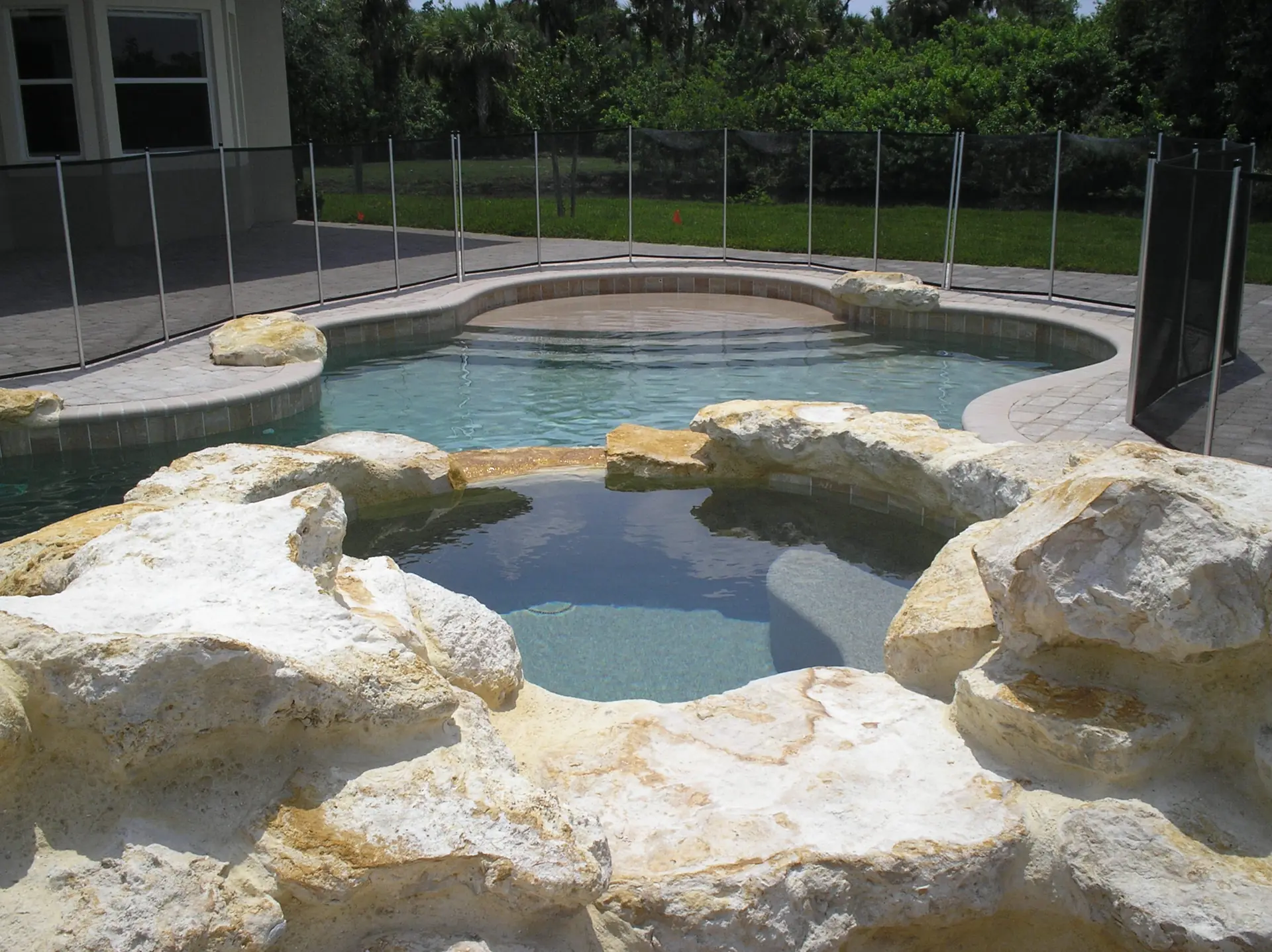 image rock waterfall pool champion pools 10